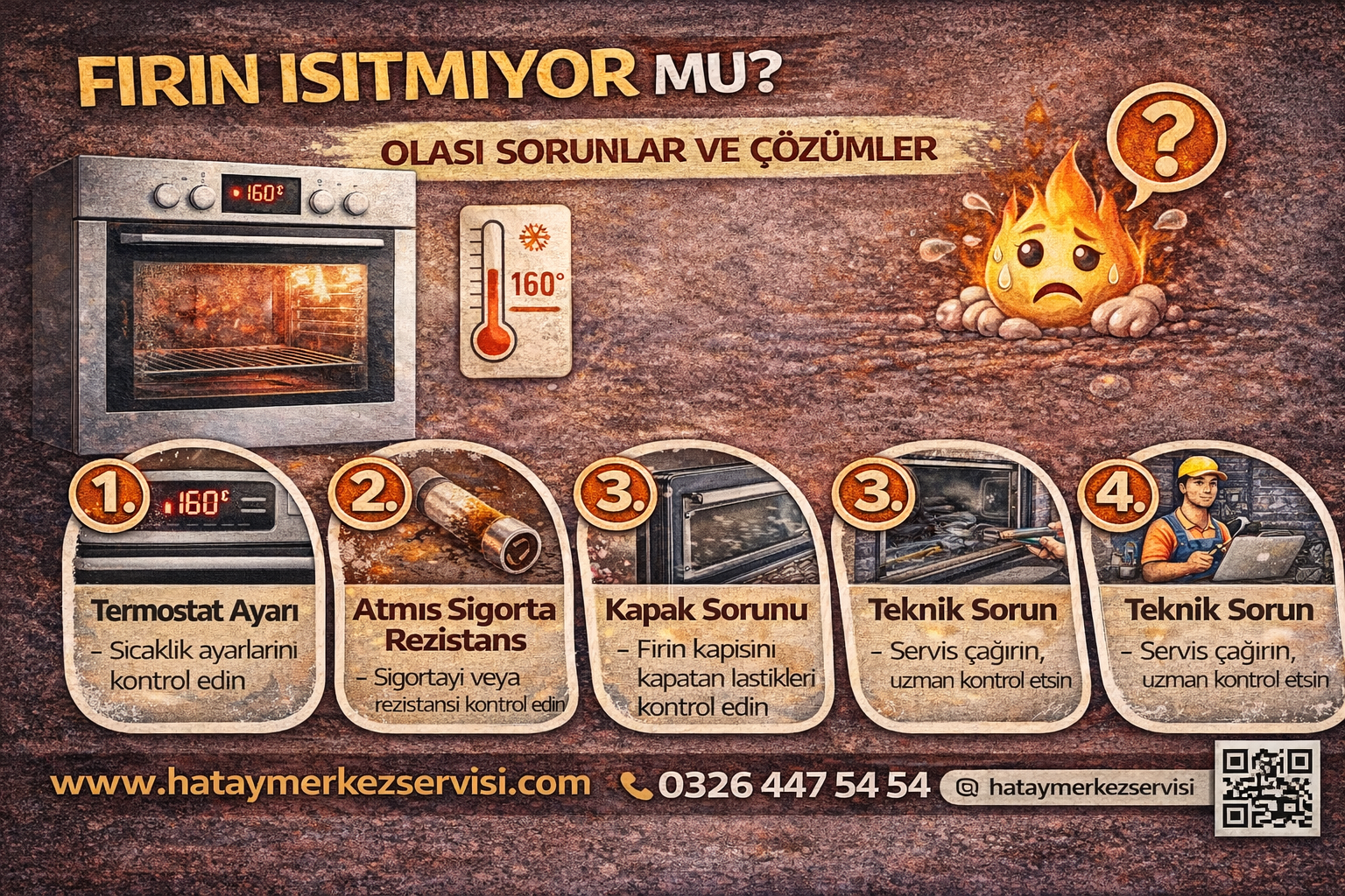 Fırın Isıtmıyor mu?