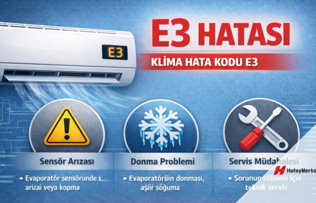 Klima E3 hatası nasıl çözülür?