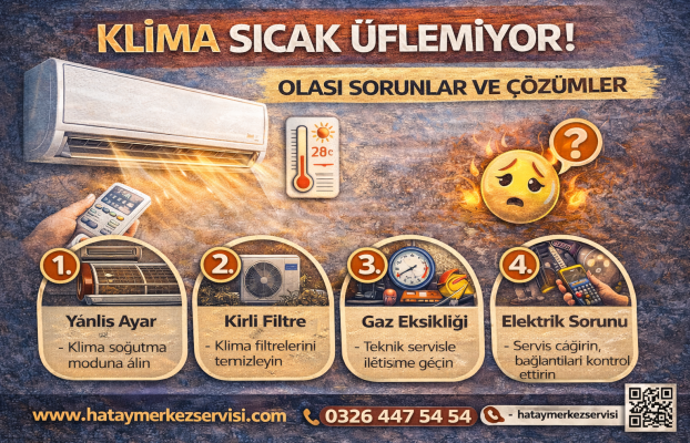 Klima Sıcak Üflemiyor