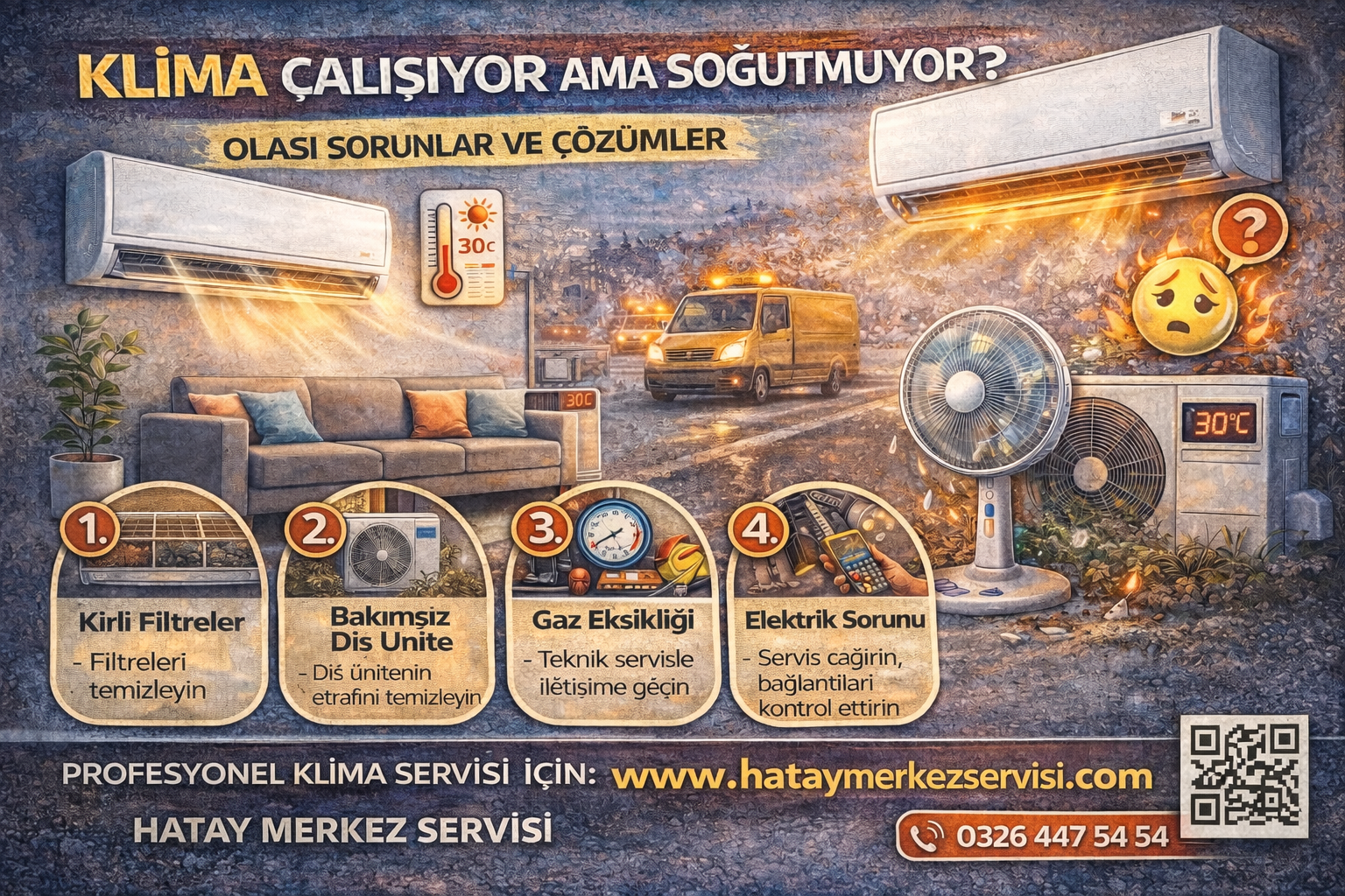 Klima Çalışıyor Ama Soğutmuyor