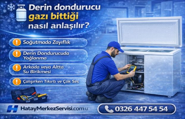 Derin dondurucu gazı bittiği nasıl anlaşılır?