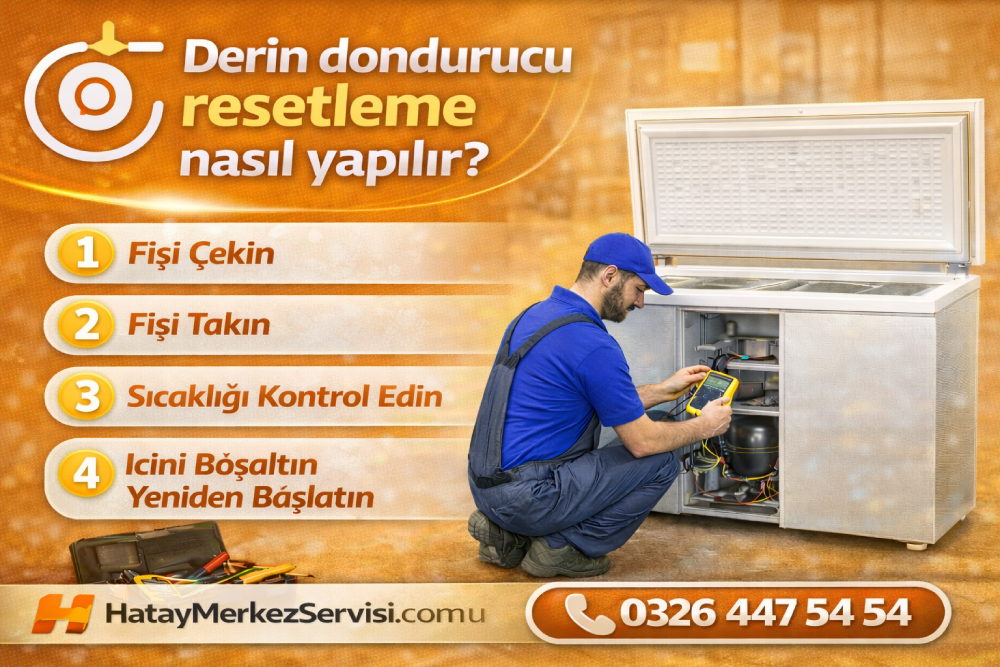 Derin dondurucu resetleme nasıl yapılır?
