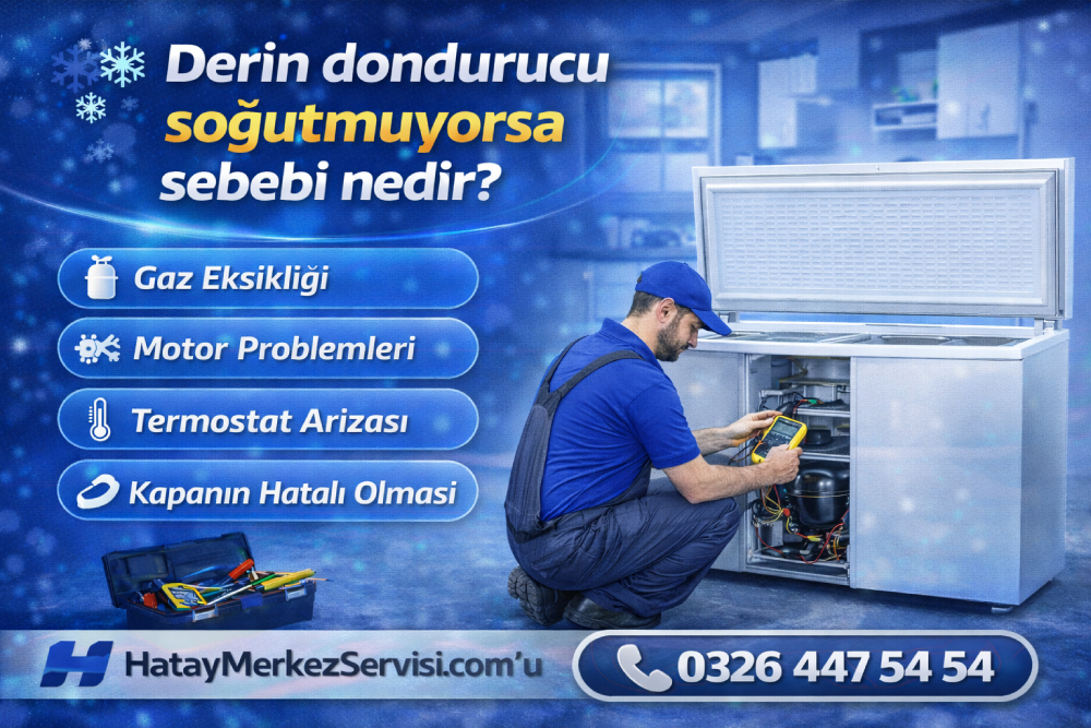 Derin dondurucu soğutmuyorsa sebebi nedir?