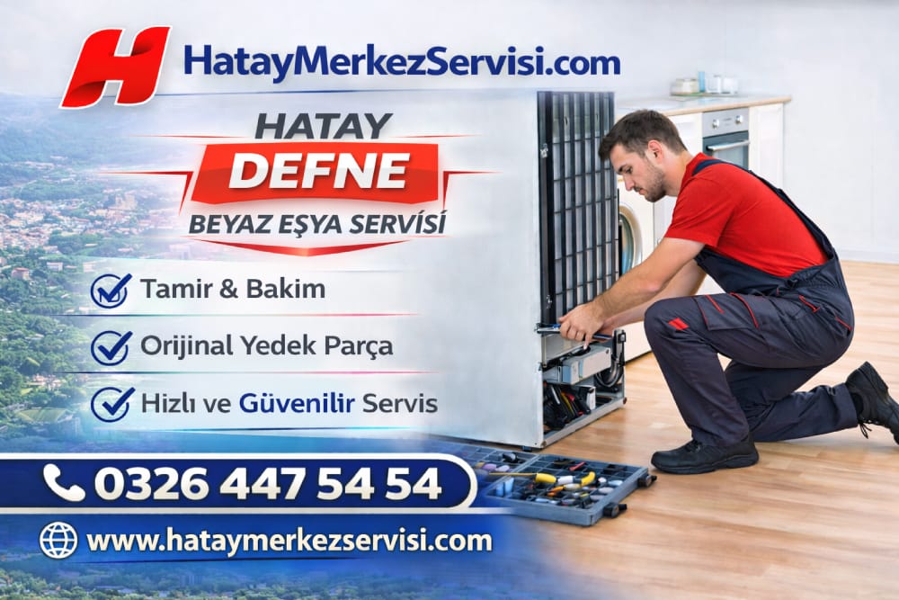 Defne Beyaz Eşya Servisi teknik servis ekibi buzdolabı arızasına yerinde müdahale ediyor