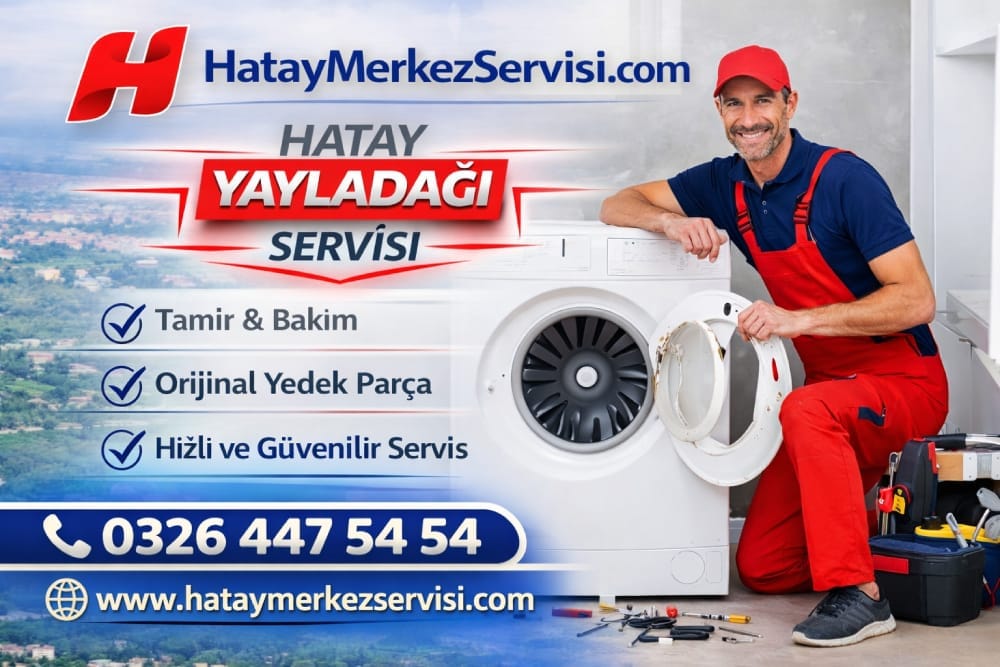 Yayladağı Profilo Servisi teknik ekibinin Profilo çamaşır makinesi tamiri yaptığı servis görseli